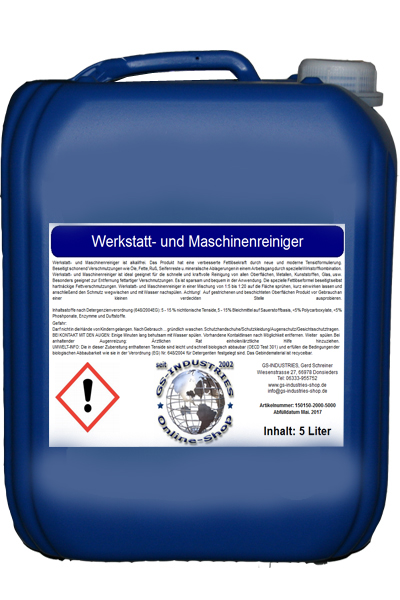 Werkstatt- und Maschinenreiniger gs-industries-shop.de